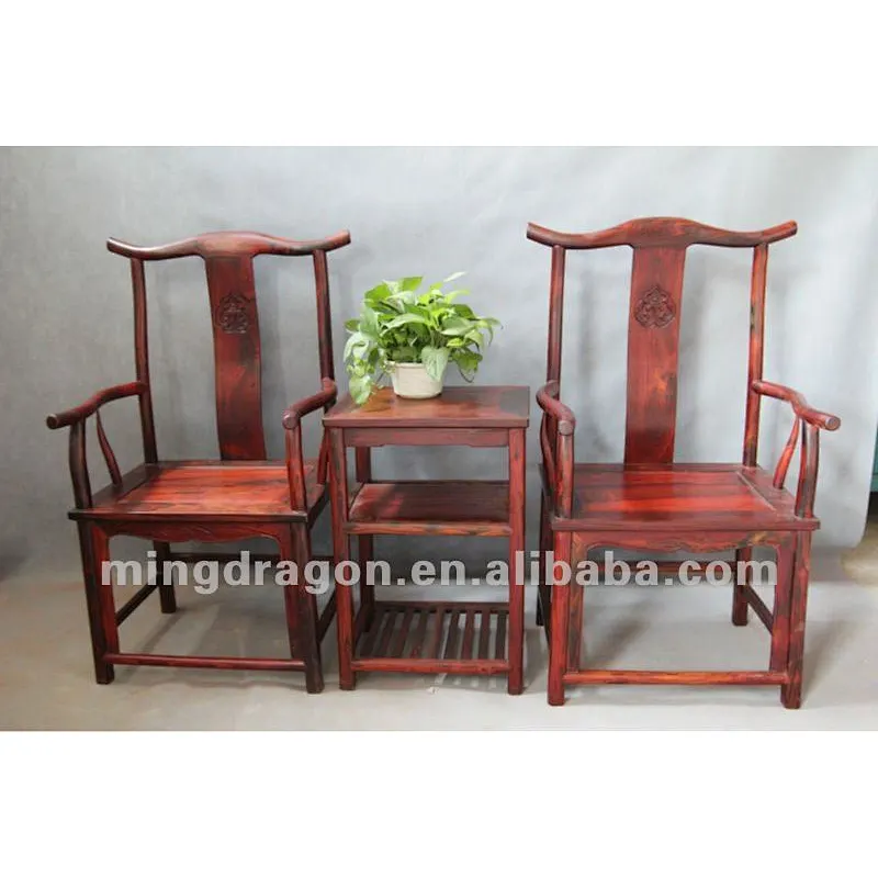 Chinese antique furniture rosewood chairs & tea table