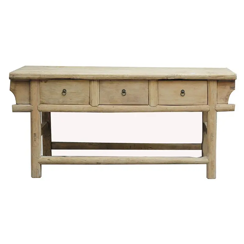 Chinese antique Dongbei rustic recycle wood natural tables