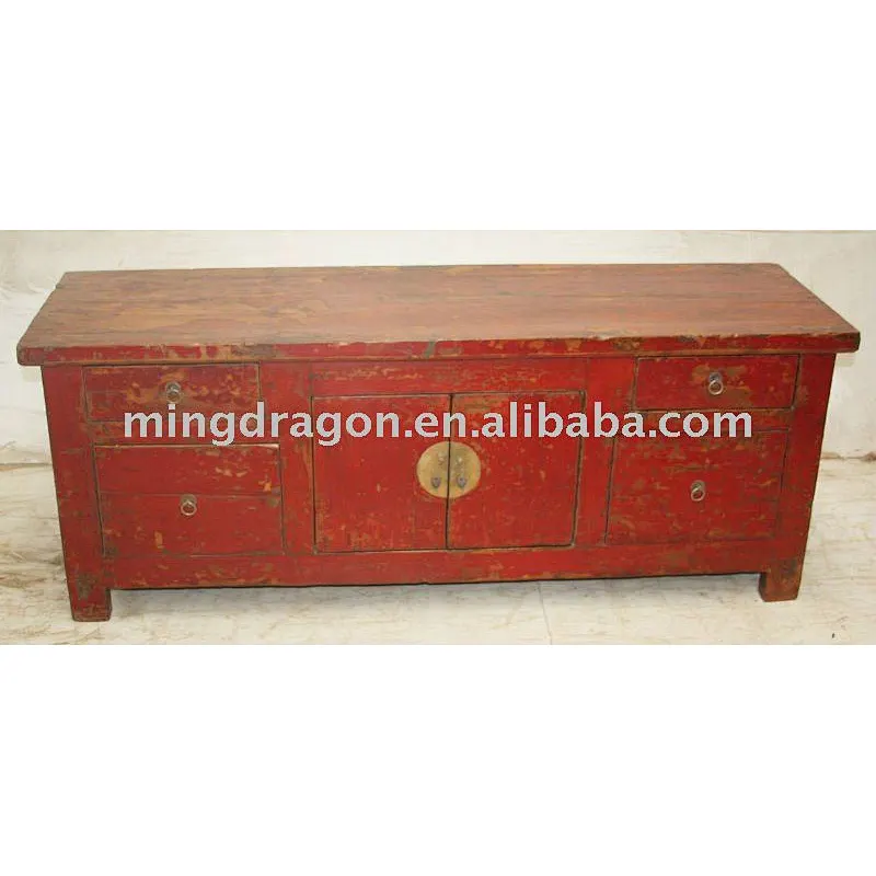 Antique Chinese low cabinet