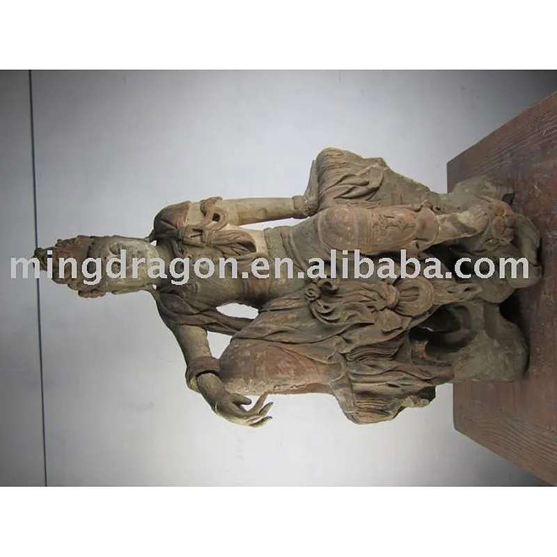 chinese antique wooden buddha