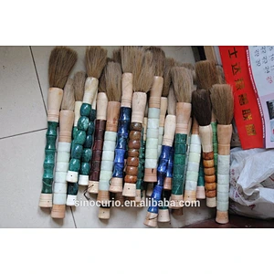 Antique jade stone decoration brush pen