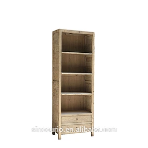 Chinese vintage antique rustic shabby chic tall cabinets unfinished furniture corner cabinet