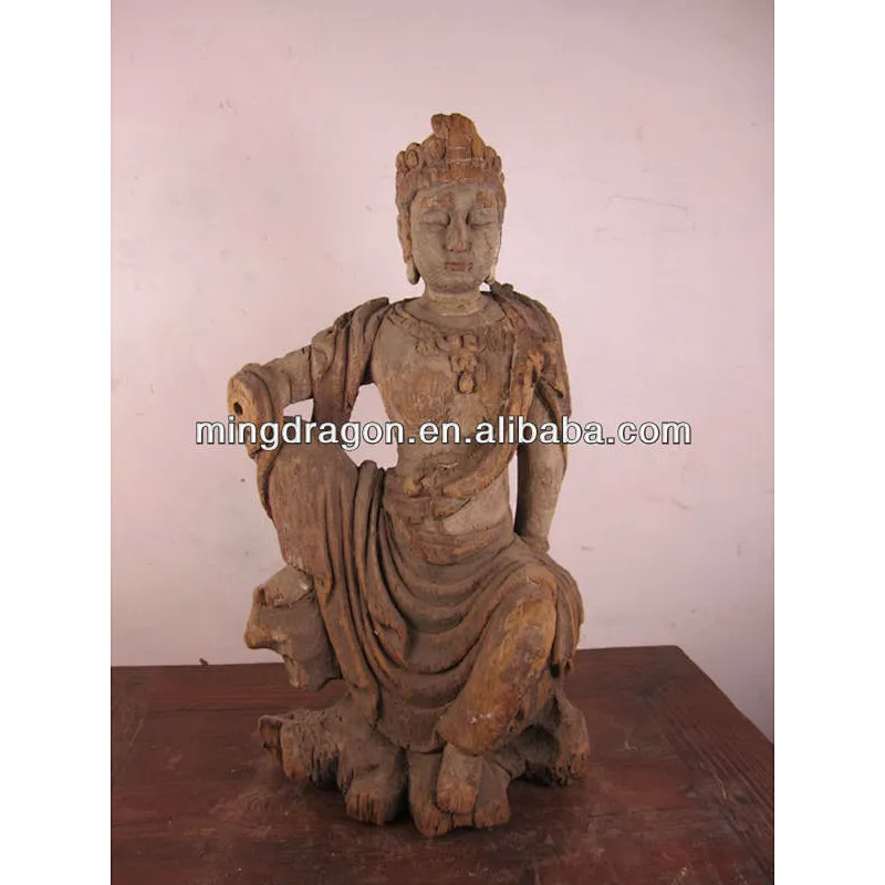 wooden buddha antique wooden buddha statue