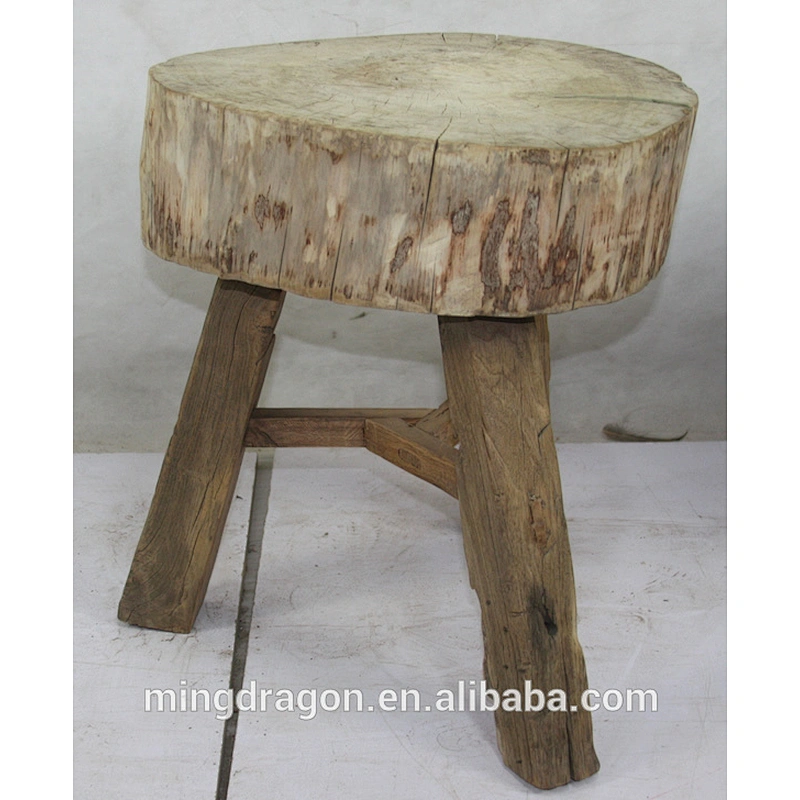 Antique Vintage Recycled Wood Stool