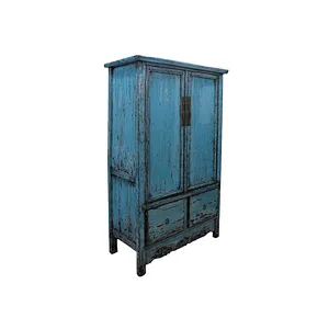 Chinese antique reproduction furniture wholesale, Wooden bedroom wardrobe