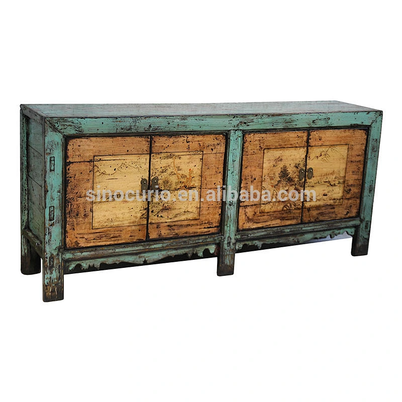chinese antique furniture beijing living room sideboard hand painted cabinet
