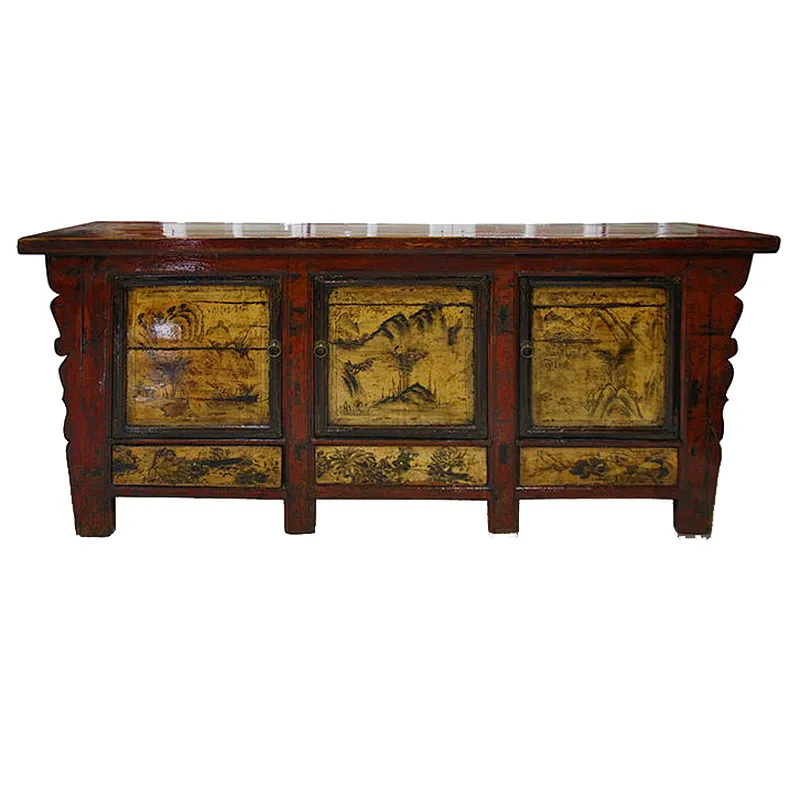 Chinese solid wood kitchen cabinet factory price for sale