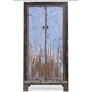 Factory wholesale antique furniture painted wooden wardrobe