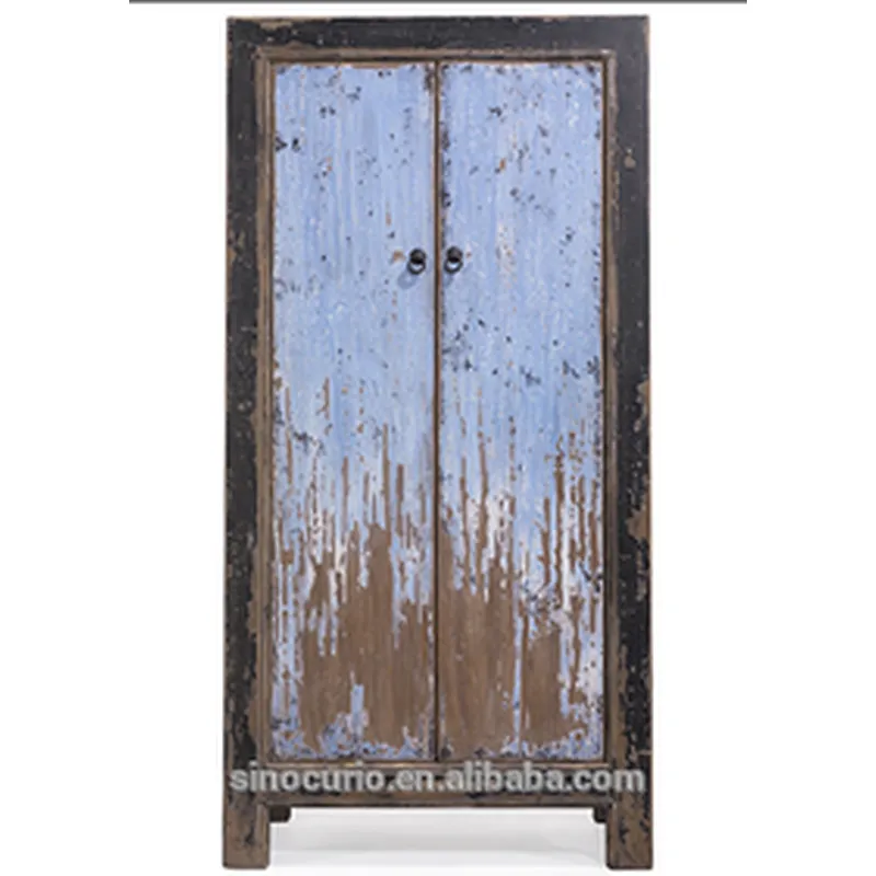 Factory wholesale antique furniture painted wooden wardrobe