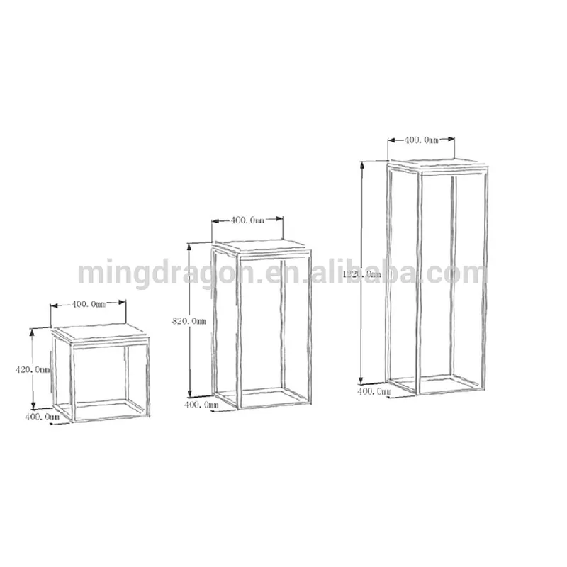 2017 wholesale furniture china iron leg flower stand