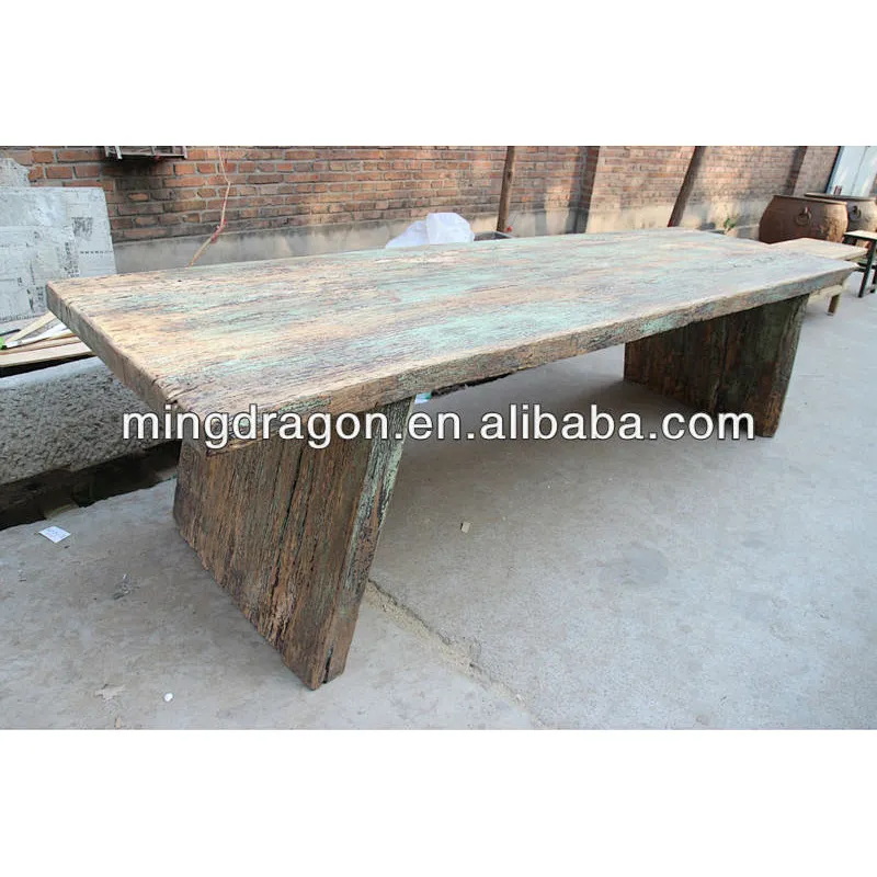 Antique recycle wood dinning table