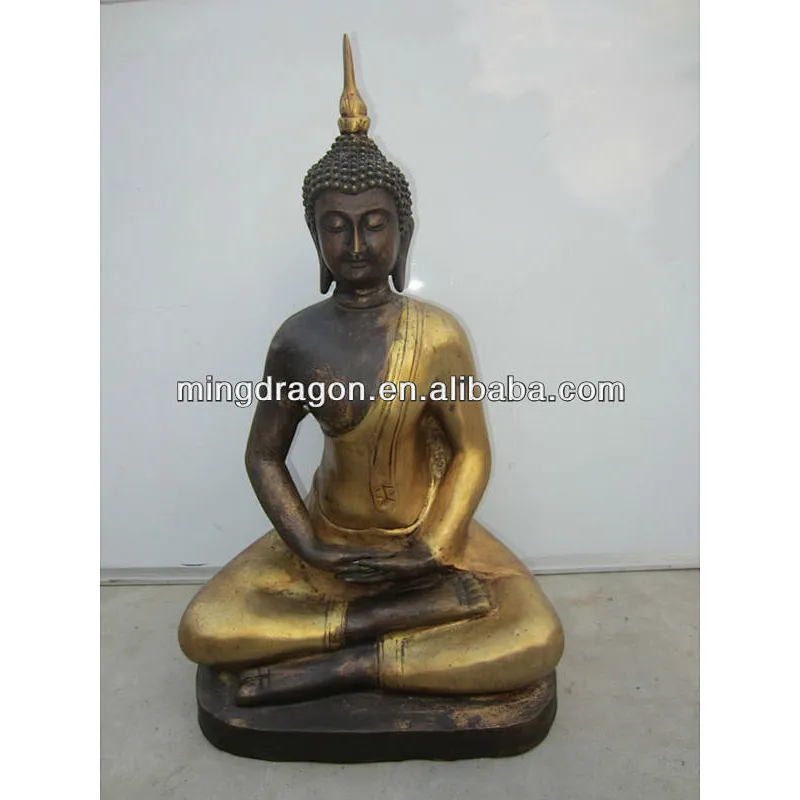 wood laughing buddha statu