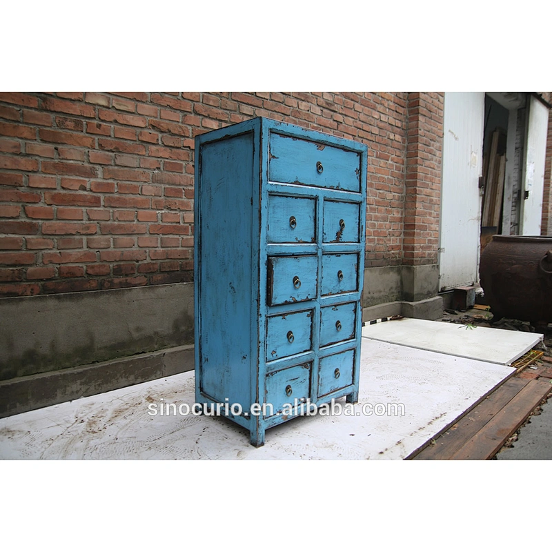 Vintage classical furniture for home antique reclaimed wood cabinet