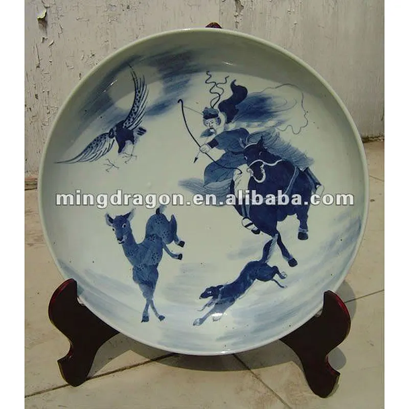 Chinese antique Blue and White ceramic tray