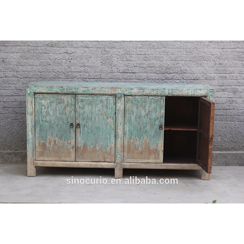 Chinese Antique furniture wholesale distressed wood sideboard buffet