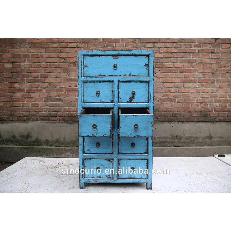 Vintage classical furniture for home antique reclaimed wood cabinet