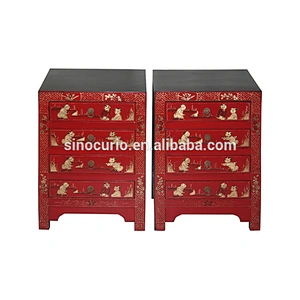 2018 wood bedroom furniture painted nightstand bedside cabinet
