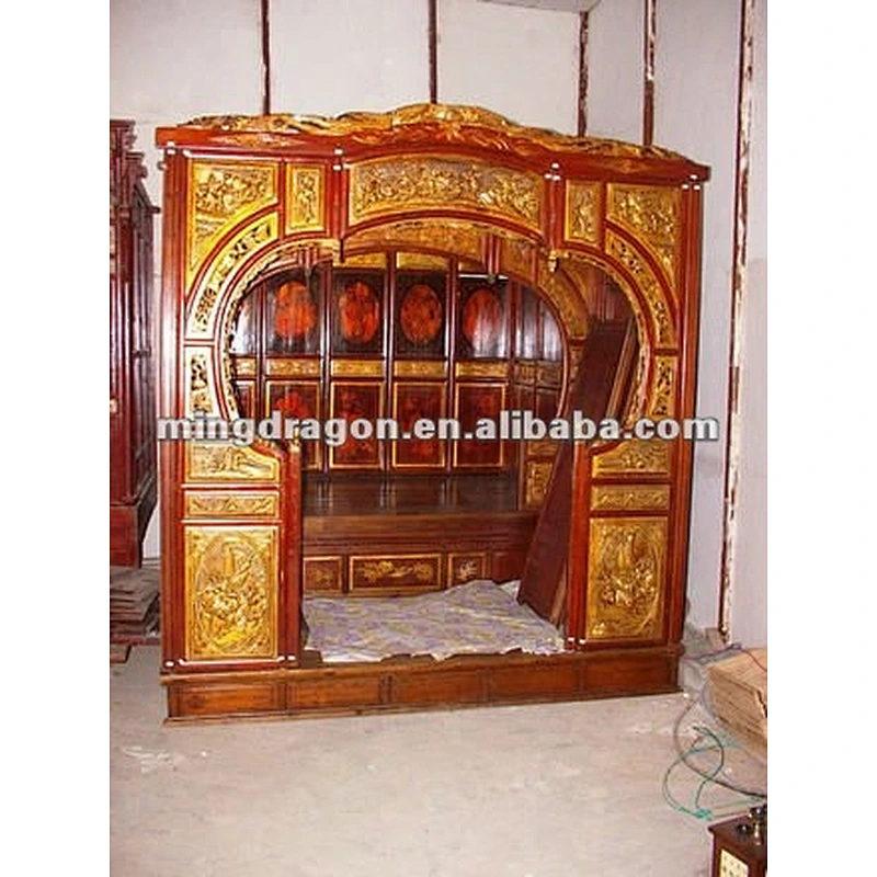 chinese antique wedding bed