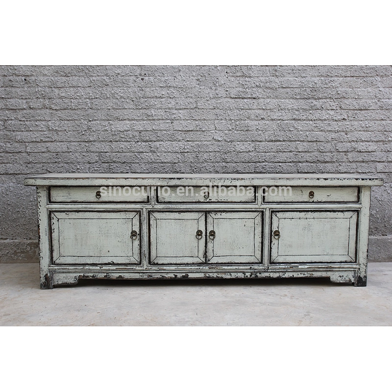 Antique wholesale furniture china classied painted tv stand & cabinet