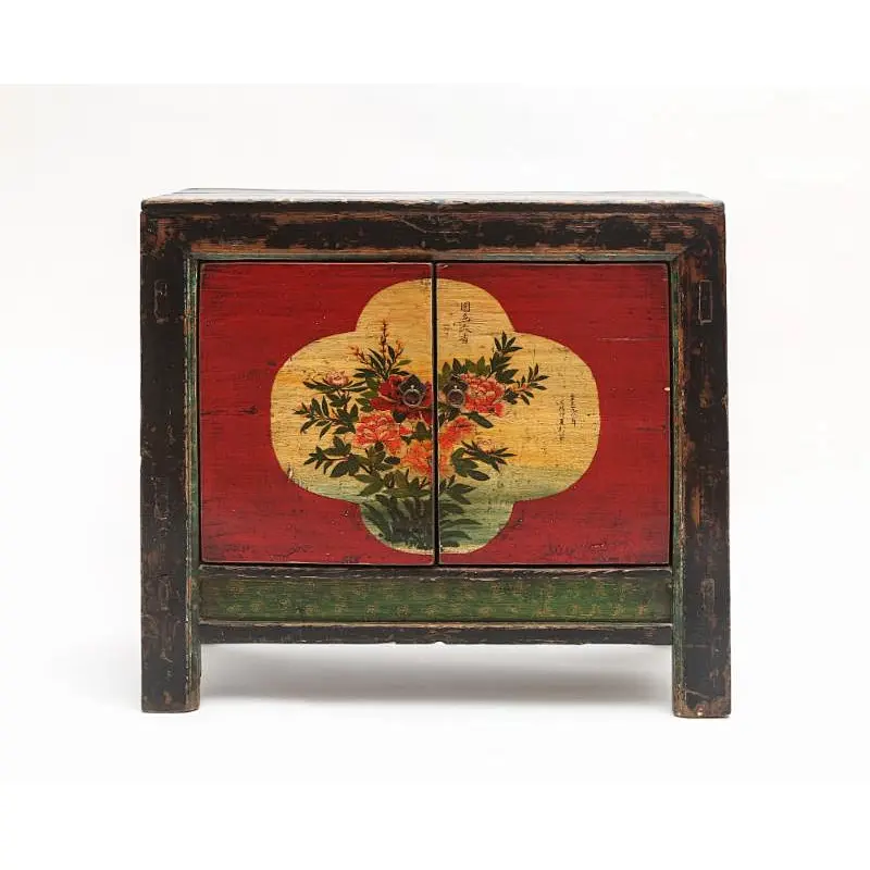 jasons furniture Chinese antique shabby chic painting shoe rack cabinet