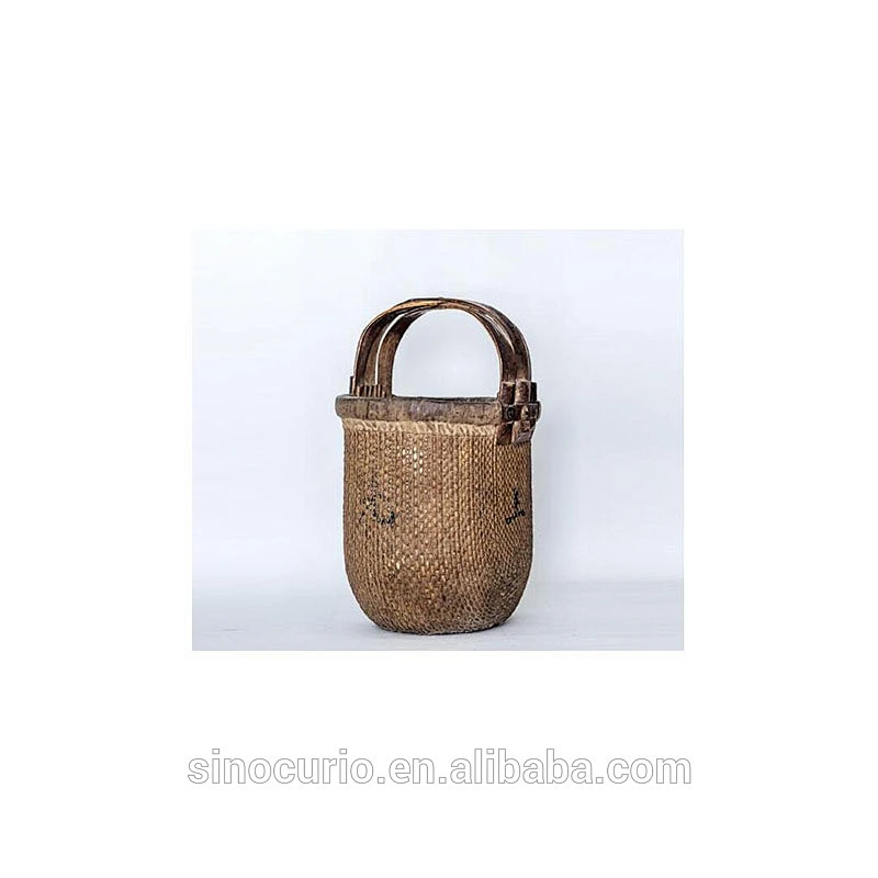 Chinese antique reproduction Shandong willow basket