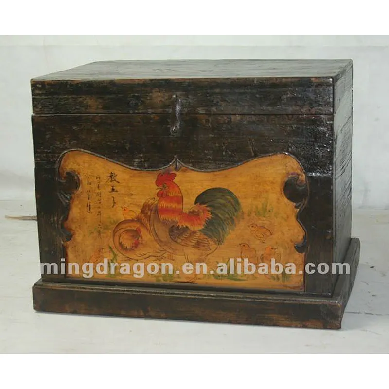 Chinese antique furniture pine wood Shanxi chest