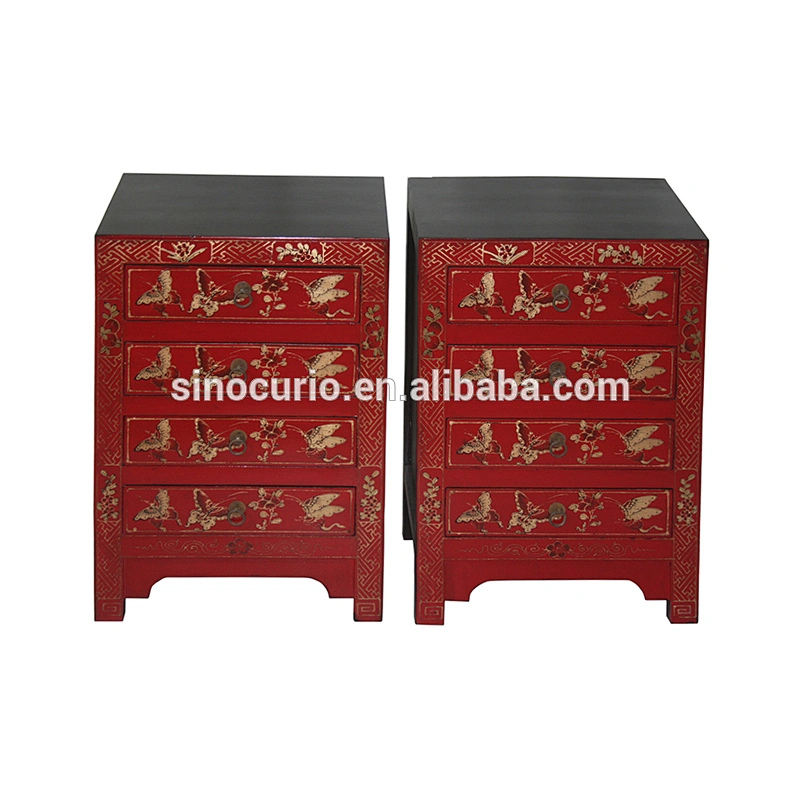 2018 wood bedroom furniture painted nightstand bedside cabinet