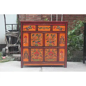 China Antique Hand Painted Tibetan Furniture