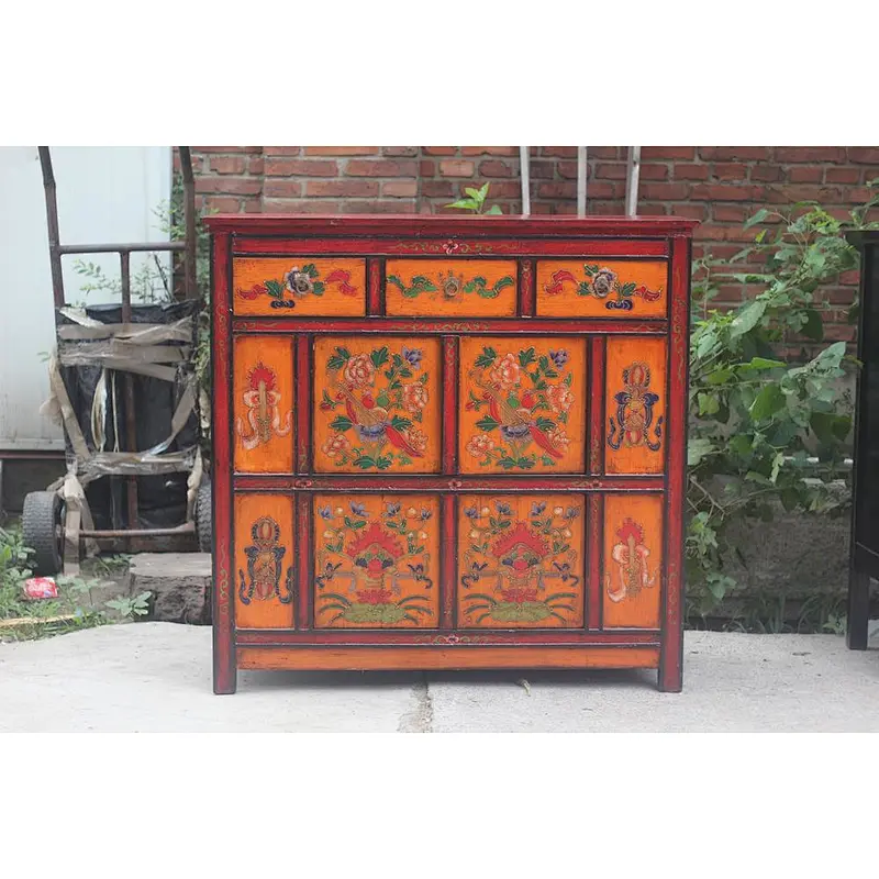 China Antique Hand Painted Tibetan Furniture