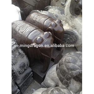 Antique garden decoration animal statue stone elephant
