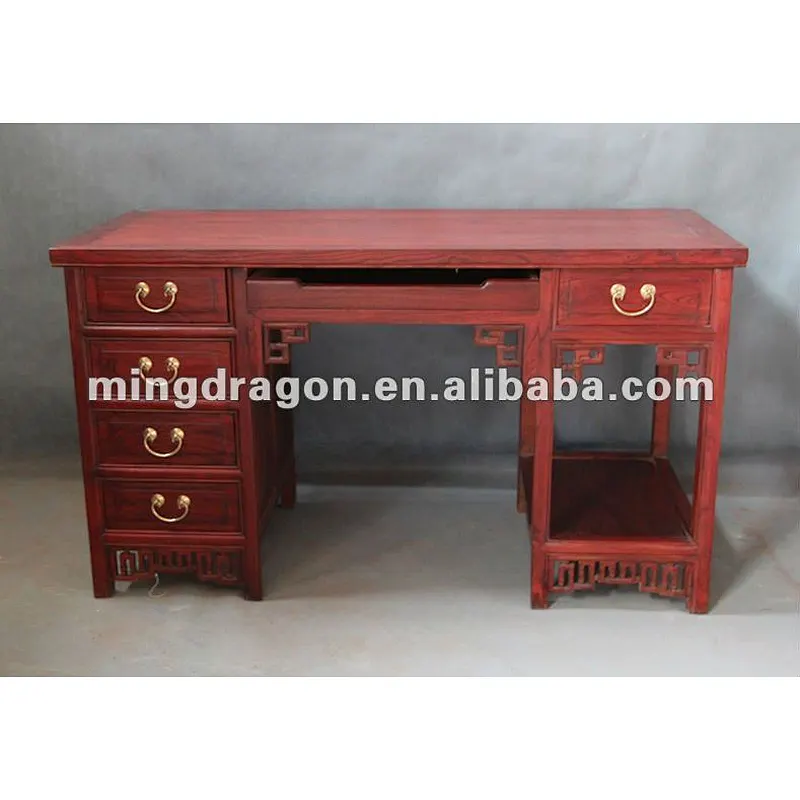 Antique Chinese furniture wooden computer table