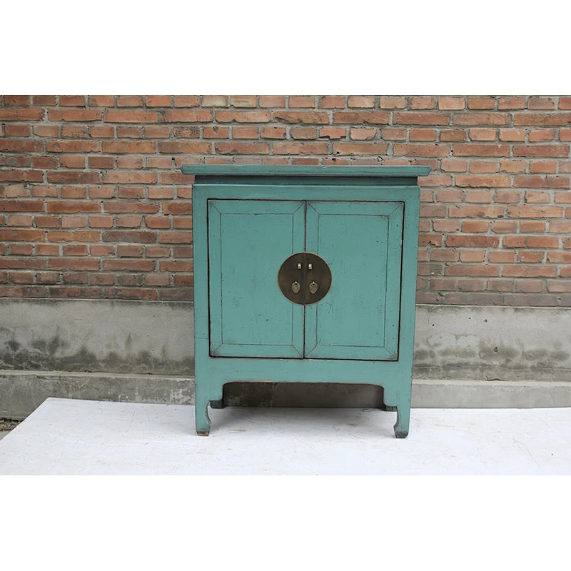 Chinese antique hand painted furniture classic bedroom nightstand