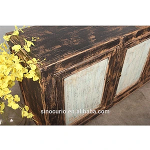 Chinese antique ming style furniture wholesale vintage rustic shabby chic cabinet