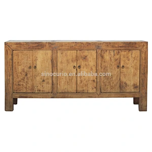 Vintage furniture buffet cabinet Oriental antique living room natural sideboard furniture