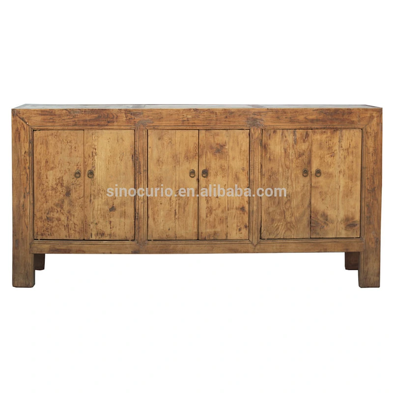 Vintage furniture buffet cabinet Oriental antique living room natural sideboard furniture