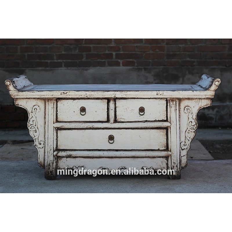 Chinese Antique bathroom Furniture Wood Carving Cabinet
