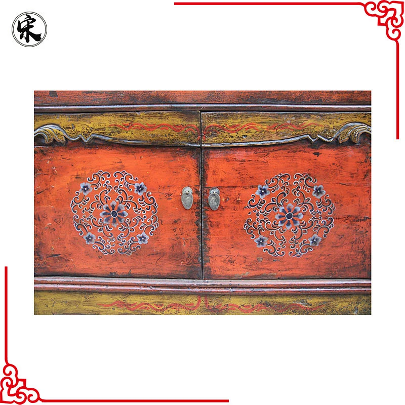antique furniture China & Mongolian hand-painted furniture & wholesale vintage furniture