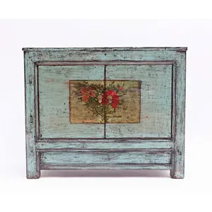 jasons furniture Chinese antique shabby chic painting shoe rack cabinet