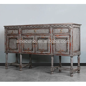cheap antique european style home furniture living room cabinet