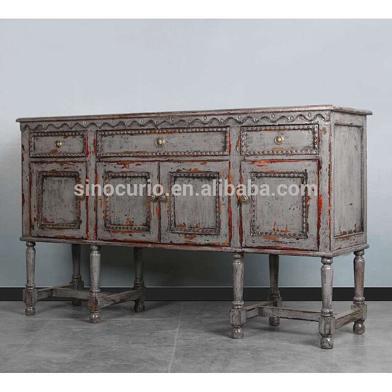 cheap antique european style home furniture living room cabinet