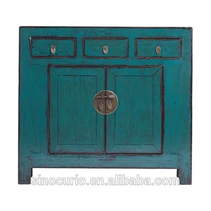 Chinese Antique Recycle Wood Painted Furniture Cabinet