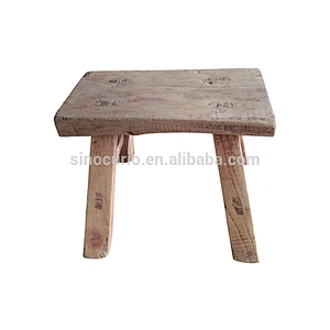 Chinese antique vintage furniture rustic recycle wood children stool baby stool kids stool
