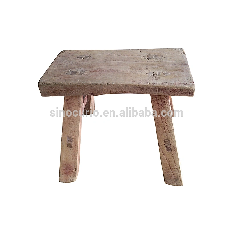 Chinese antique vintage furniture rustic recycle wood children stool baby stool kids stool