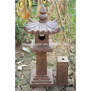 Hand Carved Garden Lantern, Decorative Stone Lanterns