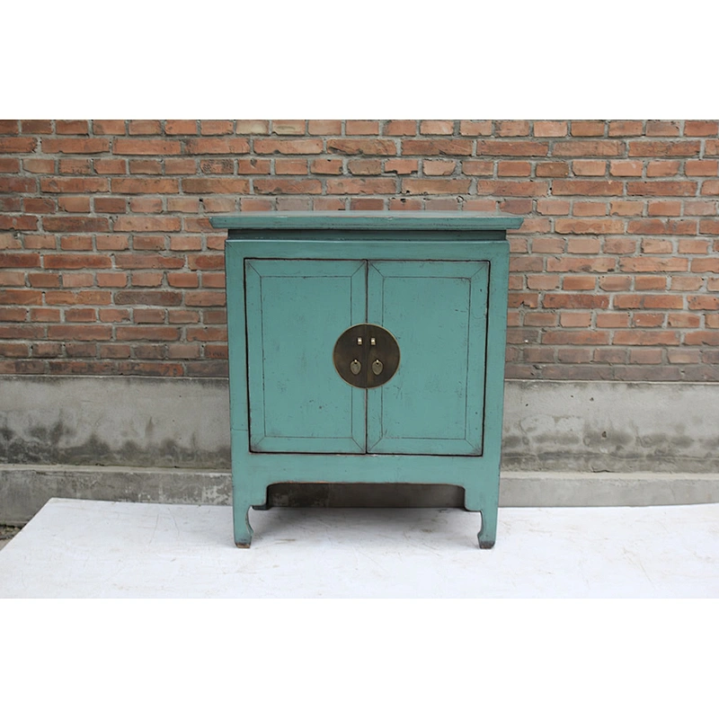 Chinese antique hand painted furniture classic bedroom nightstand
