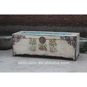Antique recycle wood rustic storage cabinet Chest