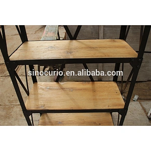Chinese vintage industrial design furniture bookshelves
