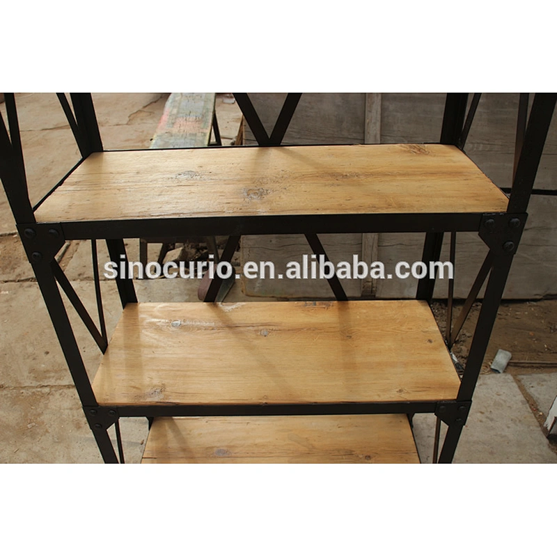 Chinese vintage industrial design furniture bookshelves