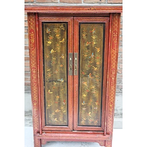 Antique style wood furniture chinese hand painting wardrobes