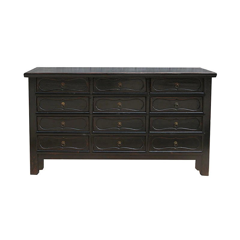 Chinese vintage furniture drawers wood chest sideboard buffet furniture